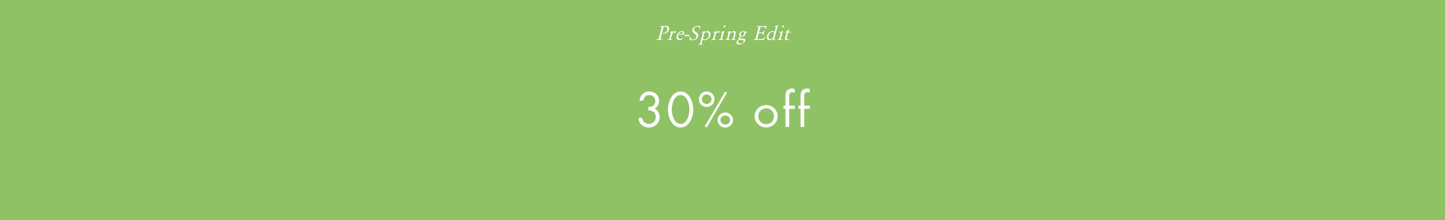 Tommy Hilfiger Pre-Spring Edit 30% Off